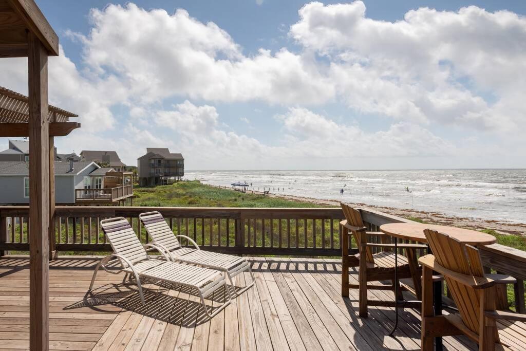 Beach Front On West Beach Galveston Exterior photo