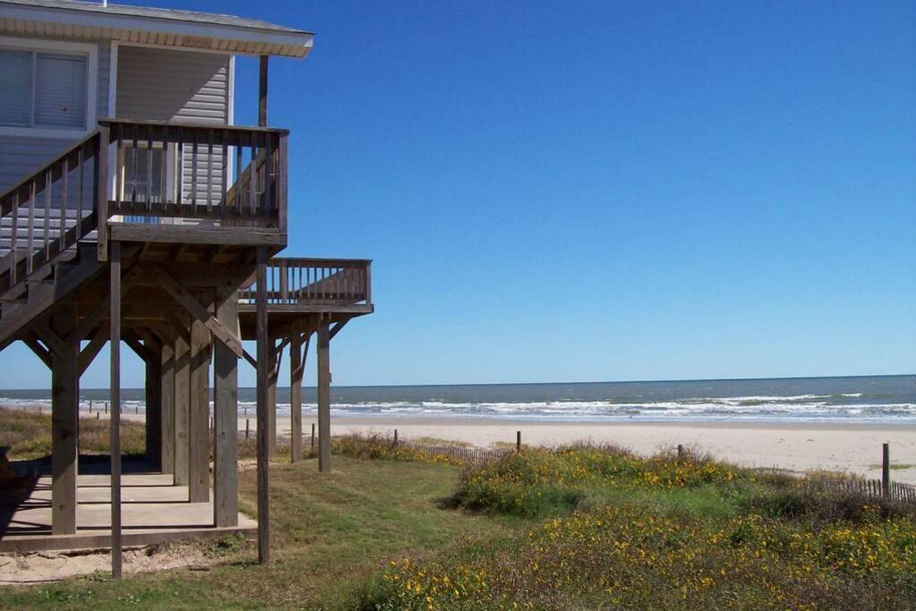 Beach Front On West Beach Galveston Exterior photo