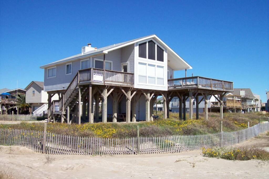 Beach Front On West Beach Galveston Exterior photo